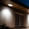 Oprawa sufitowa plafoniera V-TAC 24W LED okrągły 35cm natynkowy pilot czujnik ruchu IP44 czarny VT-8624S 4000K 2500lm